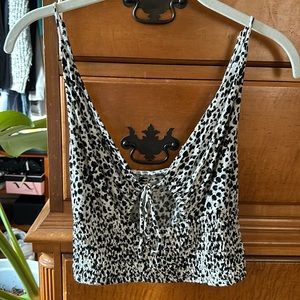 Cheetah Print Tank Top